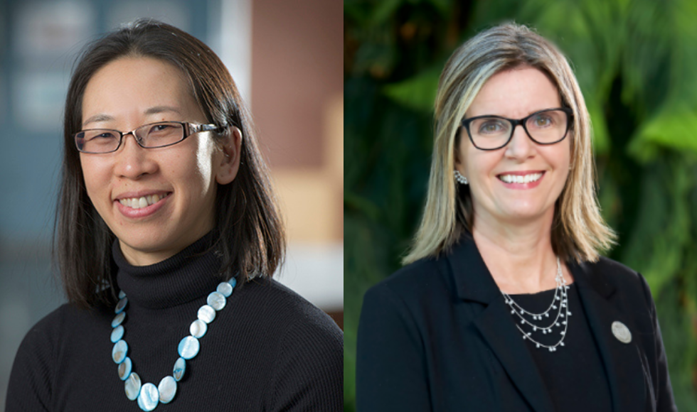 Headshots of Gay Yuyitung and Debbie Martin.