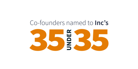 Co-fondatori nominati tra i “35 under 35” di Inc