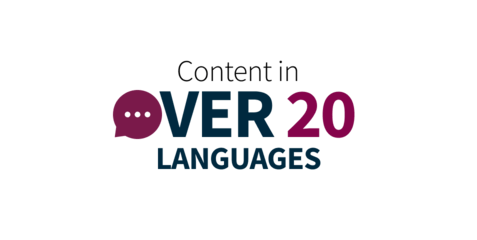 Contenuti in oltre 20 lingue