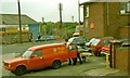 J1587 : Royal Mail van, Antrim station by Albert Bridge