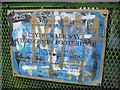 NS6860 : Plaque, Uddingston Footbridge by Richard Webb