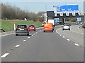 SP1889 : M42/ M6 Toll Motorways near Gilson by Peter Whatley