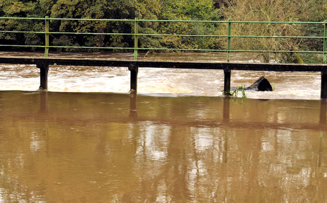 Canal overspill. Lambeg