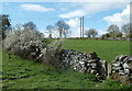 SK2757 : Hillside fields between Bonsall and Slaley by Andrew Hill