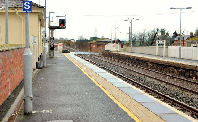 Footbridge (proposed site), Moira station