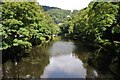 SK2957 : River Derwent at Matlock Bath by Philip Halling