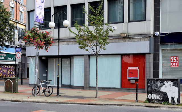 Former Alliance & Leicester, Royal Avenue, Belfast (August 2014)