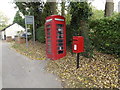 TL7554 : Telephone Box & Wickham Street Postbox by Geographer