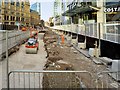 SJ8498 : Metrolink Second City Crossing Construction, Exchange Square by David Dixon