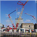 SJ8499 : Crane at Manchester Victoria station by Phil Champion