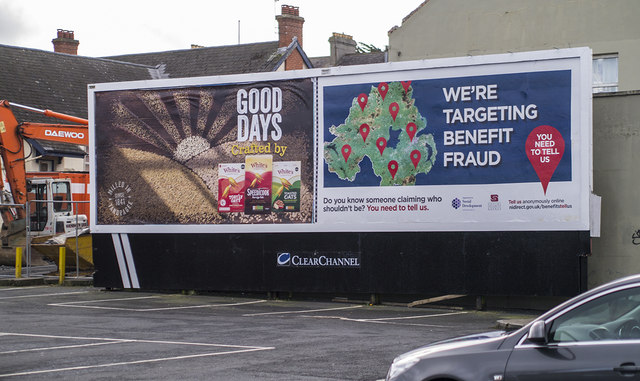 Advertising hoardings, Bangor