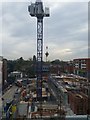 SU8760 : Delivering the cement hopper, construction of Pembroke House, Camberley by Rich Tea