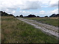 TQ5301 : Footpath Junction Sign near Winchester Pond by PAUL FARMER