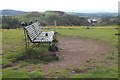 NT2370 : Summit seat, Easter Craiglockhart Hill by Jim Barton