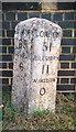 SP7628 : Old Milestone by the A413, north of Winslow by A Rosevear & J Higgins