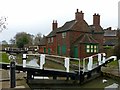 SK4835 : Sandiacre lock and lock cottage by Alan Murray-Rust