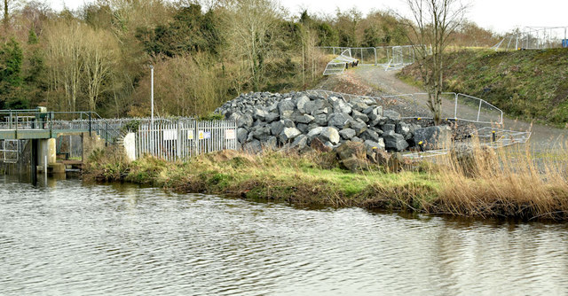 The Stranmillis Gateway, River Lagan, Belfast (February 2019)