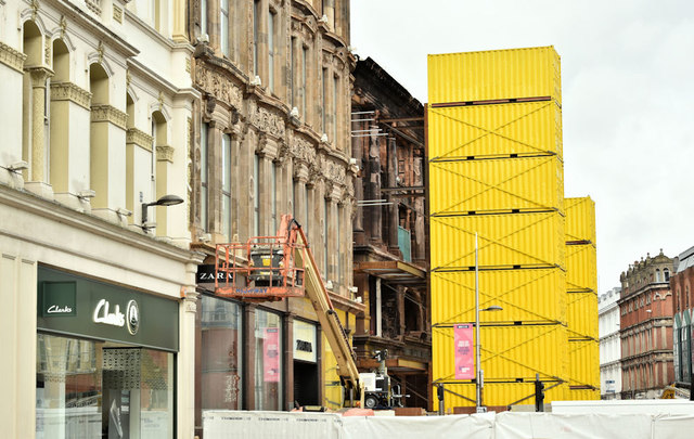 Primark (Bank Buildings) fire, Belfast - March 2019(3)