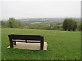 TQ3453 : Bench on the North Downs, near Godstone by Malc McDonald