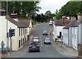 NY5228 : The A6 heading up Kemplay Bank by Steve Daniels