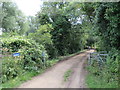 SU0696 : Old railway path near South Cerney by Malc McDonald