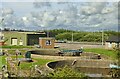 SD4213 : Sewage works at New Lane (set of 2 images) by Chris Morgan