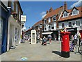 TA0339 : Post box and phone box at Wednesday Market, Beverley by Malc McDonald