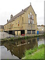 SE1417 : Geese on the canal, Huddersfield by Malc McDonald