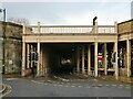 NZ2563 : Lower level of the High Level Bridge, Gateshead end by Stephen Craven