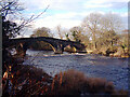 SE1148 : Ilkley Bridge, River Wharfe by habiloid