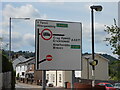 SO2414 : ADS Sign in the centre of Gilwern by Luke Jones