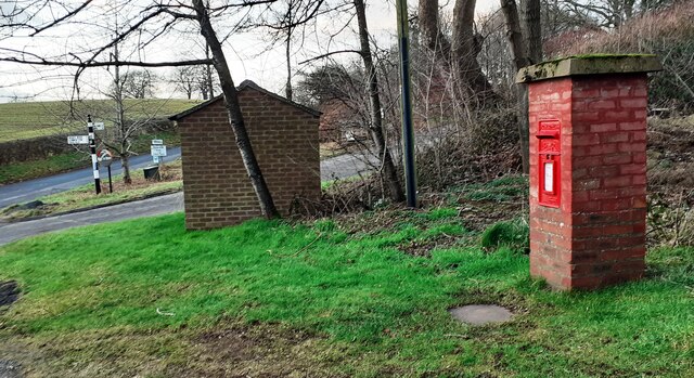 Crossroads at south end of Faugh