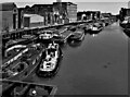 TA1028 : Old Harbour, River Hull, Kingston upon Hull by Bernard Sharp