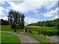 NZ3353 : Seat at the country park by Robert Graham