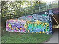 SE3118 : Horbury Underpass of Graffiti by Phillip De-Vere