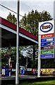 ST2583 : Esso name sign, Newport Road, Castleton by Jaggery