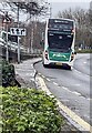 ST3089 : Newport Bus 410, Malpas Road, Crindau, Newport by Jaggery