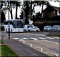 ST3090 : White coach, Pillmawr Road, Malpas. Newport by Jaggery