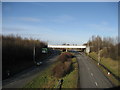 NZ3367 : Railway Bridge over the A19 by Chris Heaton