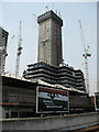 TQ3280 : The Shard: Steelwork erection by Stephen Craven