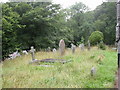 SX5372 : Sampford Spiney, churchyard by Mike Faherty