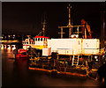 J5082 : Tugs and a dredger, Bangor harbour by Rossographer