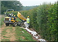 TQ0332 : Pipe laying at Oakhurst Farm (4) by Graham Horn