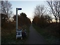 SE6045 : Sign to Vicarage Lane by DS Pugh