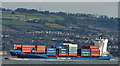 J4183 : The "BG Ireland", Belfast Lough (3) by Albert Bridge