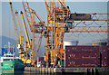 J1318 : Container cranes, Warrenpoint harbour by Albert Bridge