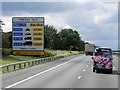 SP2685 : M6 Toll Tariff, Chapel Green by David Dixon