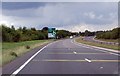 SO9513 : A417 approaching roundabout by Julian P Guffogg