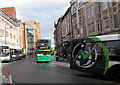 ST3188 : New bus termini in High Street Newport by Jaggery