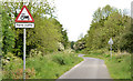 J4372 : "Farm traffic" sign, Comber Greenway by Albert Bridge